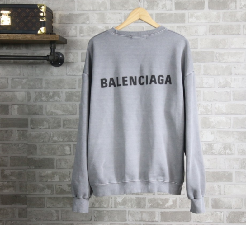 BALENCIAGA 피그먼트 양기모 맨투맨