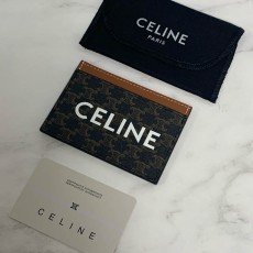 셀린느 로고 카드지갑
