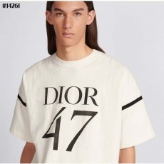 24ss 디올 화이트 1947 시그니처 오버핏 반팔 티셔츠