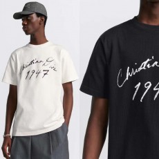 24년 디올 1947 프린팅 라운드 반팔 티셔츠 2종 0526